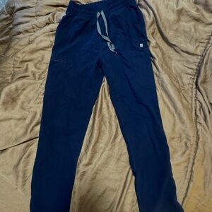 Navy Blue High Waisted Yola Jogger Pants